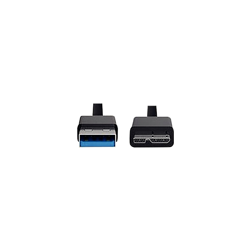 Cordon USB 3.2 type A vers micro USB B 2m noir