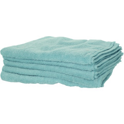 Paquet de 5 chiffons microfibres 280g 40x40 cm bleu