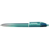Stylo 4 couleurs Smooth bleu vert