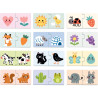 Boite de 12 puzzles duo, les couleurs