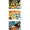 Coffret de 3 puzzles progressifs, le monde des aventuriers