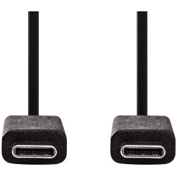 Cordon USB 3.2 type C vers type C 1m noir
