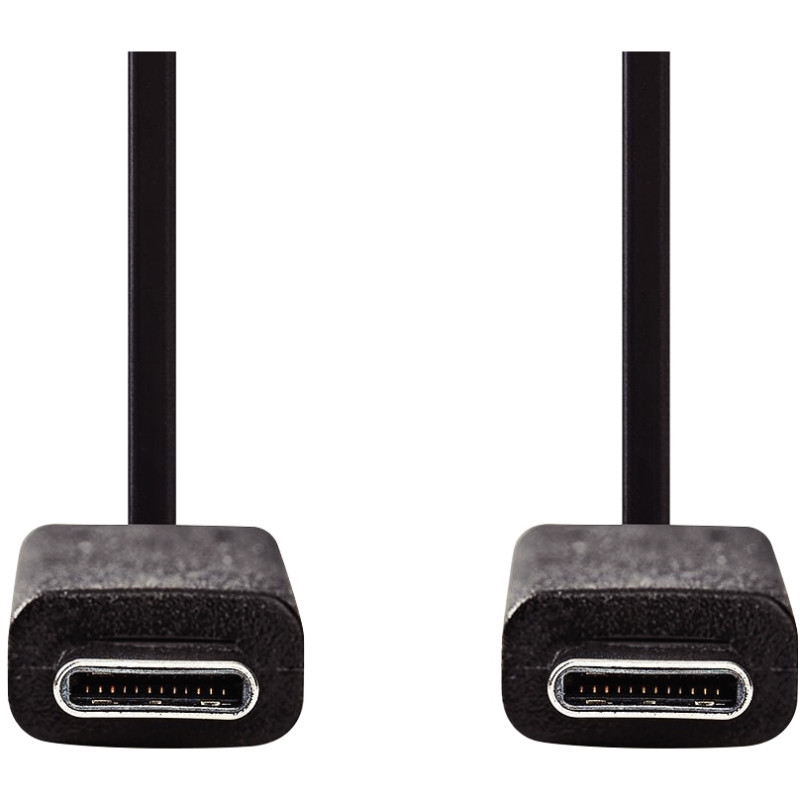 Cordon USB 3.2 type C vers type C 1m noir