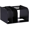 Porte-catalogue OPTIMO 3 compartiments noir
