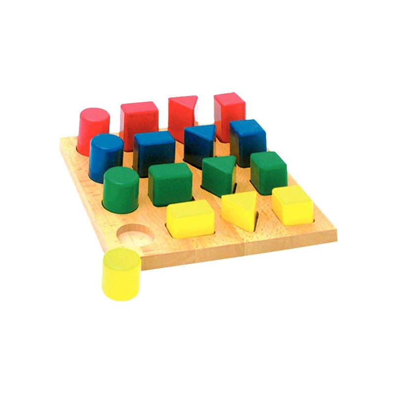 Encastrement GEOBOIS tailles, formes et couleurs