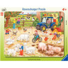 Puzzle à cadre de 40 pièces, à la ferme