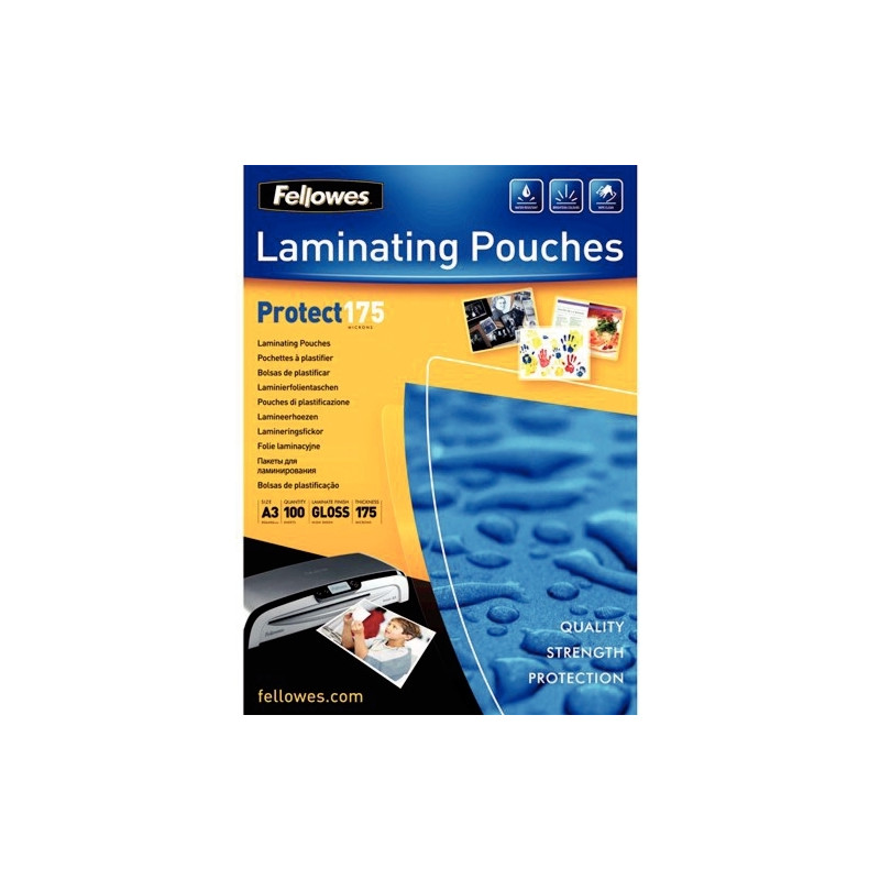 Boîte de 100 pochettes de plastification A3 175 microns