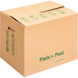 Paquet de 10 cartons déménagement 455x345x380mm