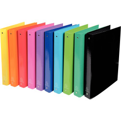 Classeur 4 anneaux en carte pelliculée IDERAMA, format A4, dos 4 cm, c
