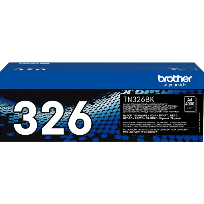 Brother TN326BK toner laser noir haute capacité authentique