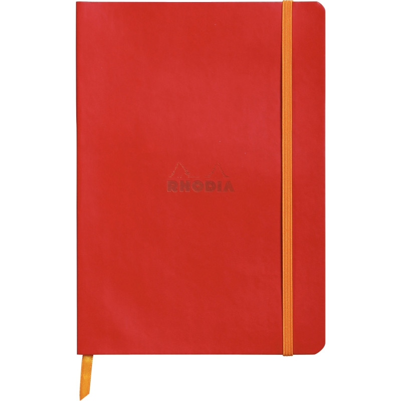 Carnet 160 pages RHODIARAMA format A5, ligné, couverture souple en sim