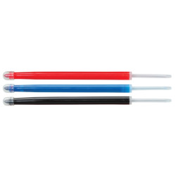 Blister de 3 recharges tableaux blancs bleu, noir et rouge