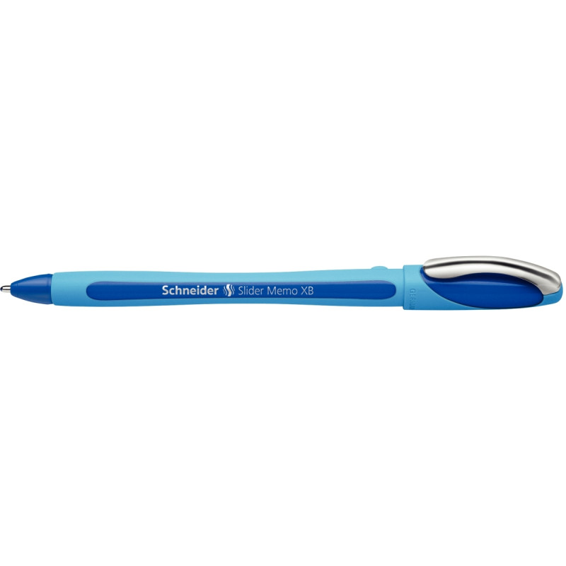 Stylo bille Slider mémo bleu