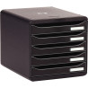 Module 5 tiroirs BIGBOX+ noir