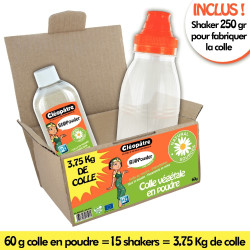 Kit de colle en poudre 60g + shakeur