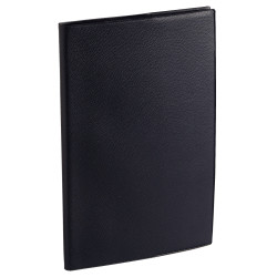 Agenda semainier spirale 16x24cm noir