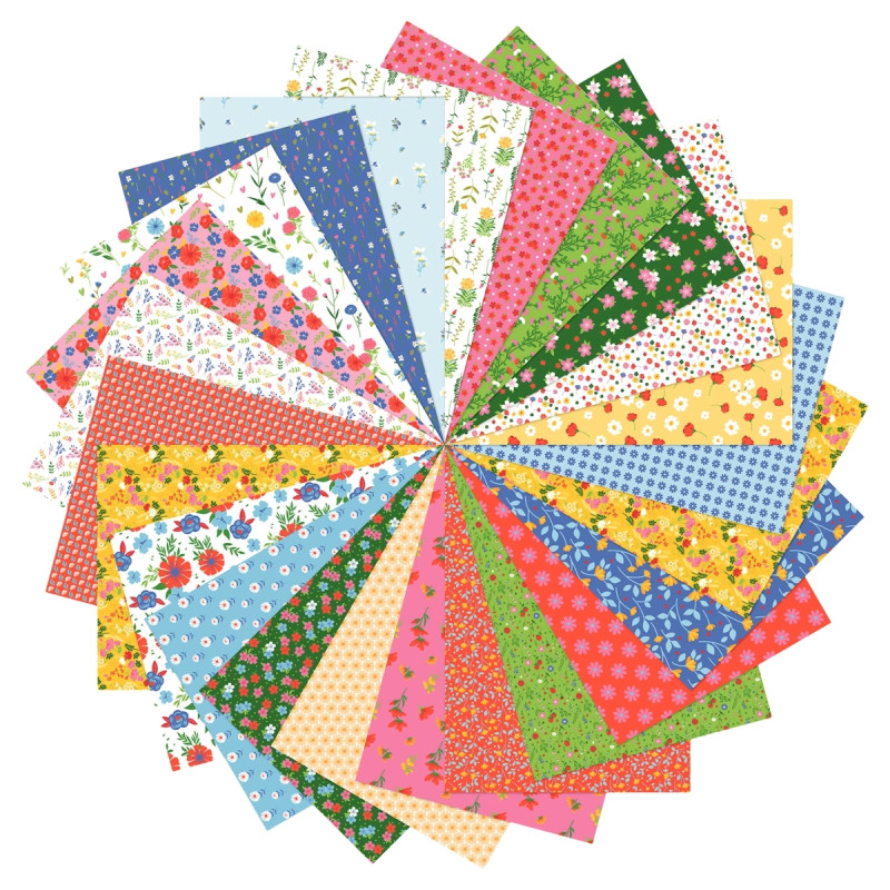 Pack de 96 feuilles dessin 80grammes motifs fleurs