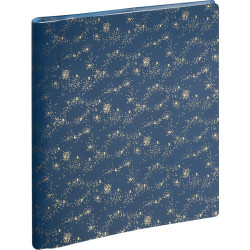 Agenda semainier Méline 18,5x22,5cm Bleu nuit