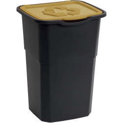 Poubelle de tri sélectif 50 litres orange