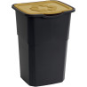 Poubelle de tri sélectif 50 litres orange