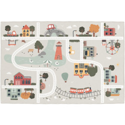 Tapis 150x100cm petite ville