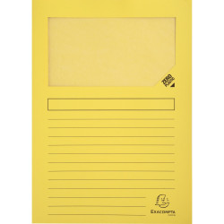 Paquet de 100 pochettes coin papier FOREVER 130g, jaune