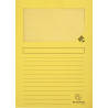 Paquet de 100 pochettes coin papier FOREVER 130g, jaune