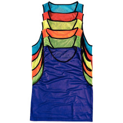 Lot de 6 chasubles taille XS rouge