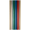 Boite de 6 rouleaux de feuilles aluminium double face 90 g/m², 5m x 0,