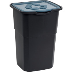 Poubelle de tri sélectif 50 litres bleu