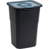 Poubelle de tri sélectif 50 litres bleu