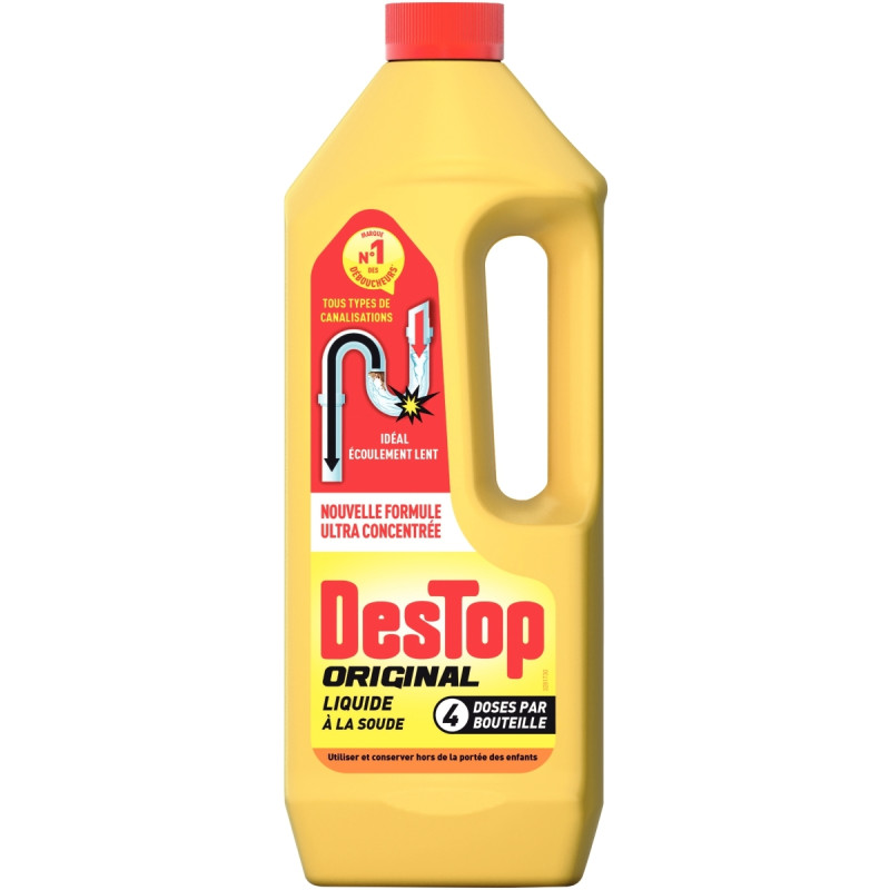 Flacon 950ml liquide déboucheur DESTOP