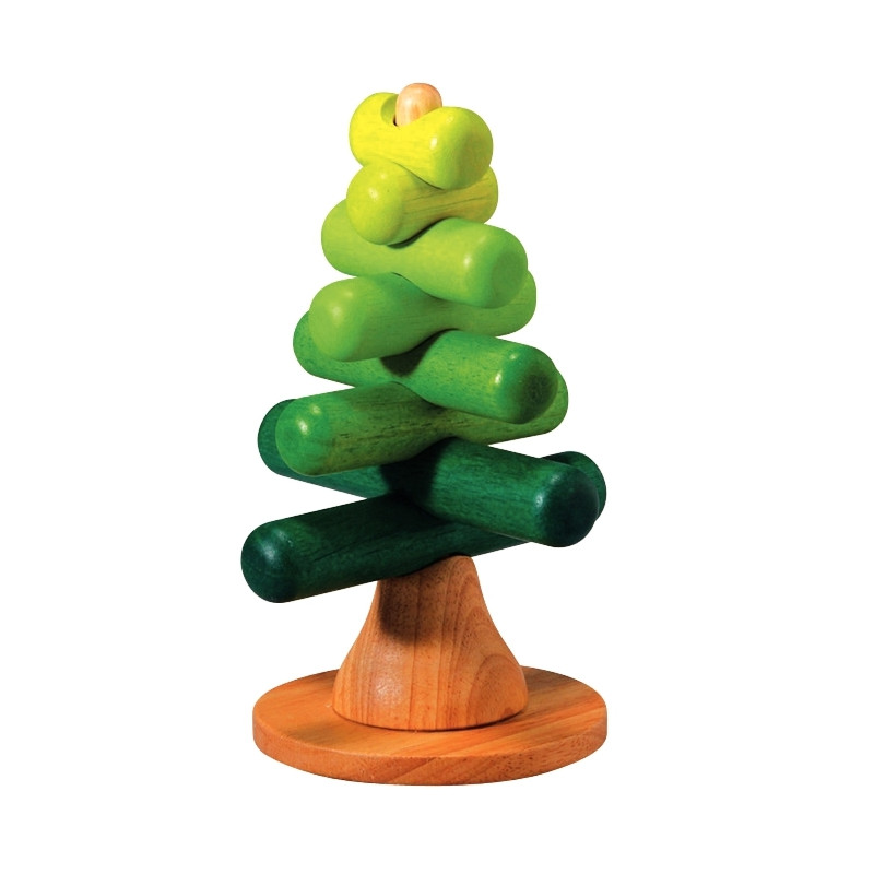 Arbre à empiler en bois