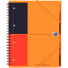 Cahier-trieur à reliure intégrale ORGANISERBOOK format A4+ ligné 6 mm,