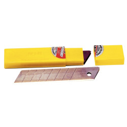 Etui de 10 lames pour cutter OLFA grand modèle