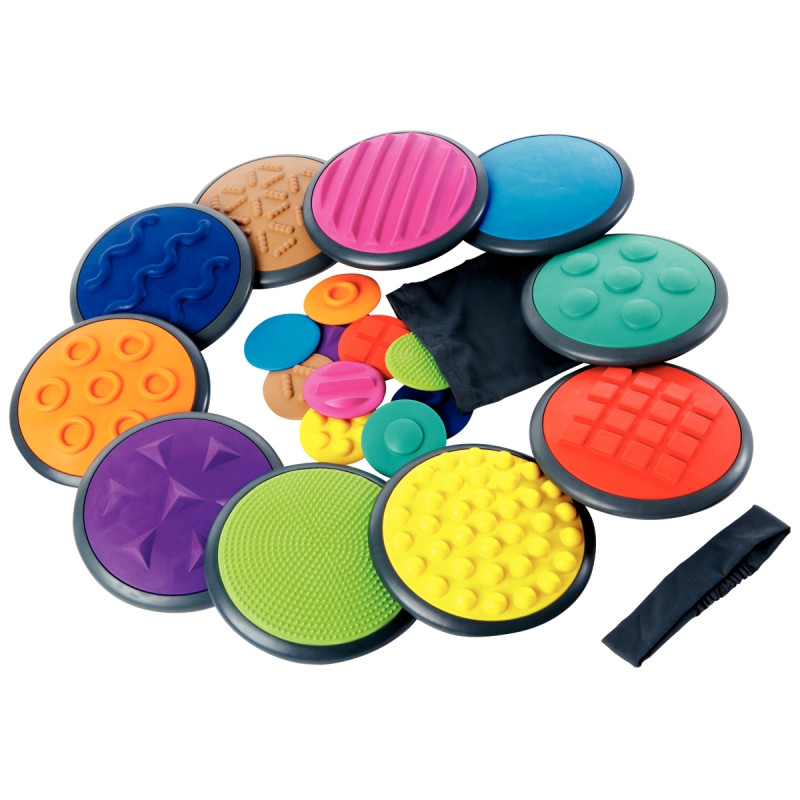 Set de 10 plaques tactiles