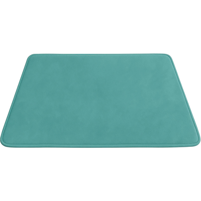 Tapis ultrasoft 70x95cm bleu canard