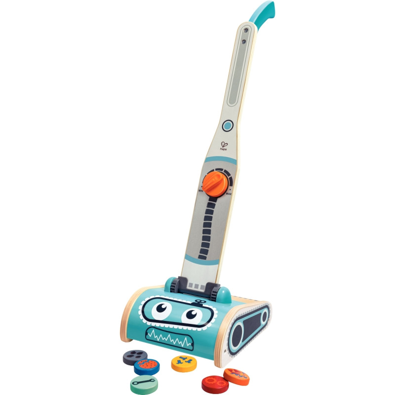 Aspirateur-balai en bois