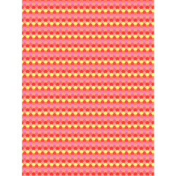 Pochette 30 feuilles papier pour decopatch Fluo