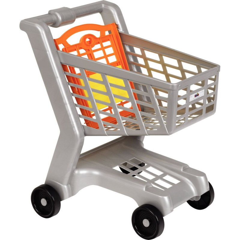 Chariot de supermarché en plastique