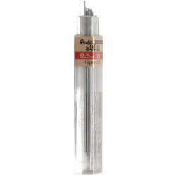 Étui de 12 mines Hi-Polymer 0,5 mm H