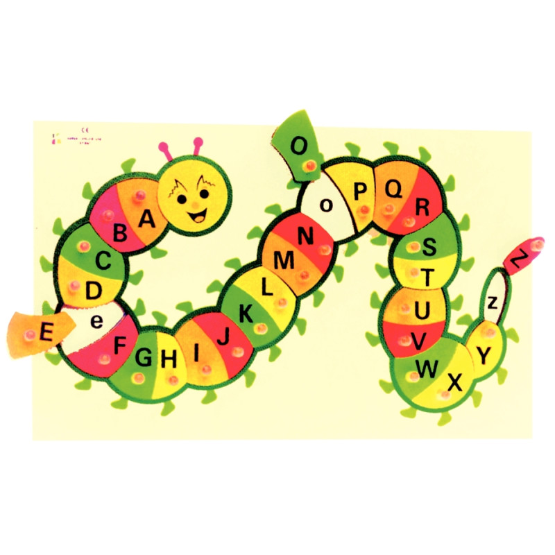 Puzzle chenille alphabet