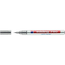 Marqueur peinture permanent E780 pointe fine argent
