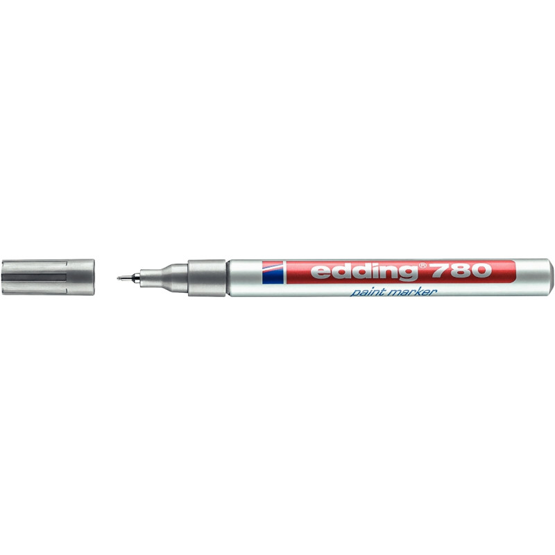 Marqueur peinture permanent E780 pointe fine argent