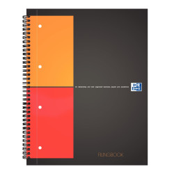 Cahier à reliure intégrale FILINGBOOK format A4+ quadrillé 5x5, 200 pa