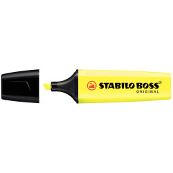 Boîte de 10 surligneurs Boss jaunes