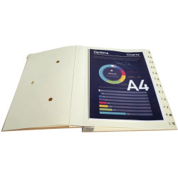 Trieur alphabétique kraft recyclé FOREVER 24 compartiments