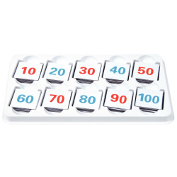 Boîte de 101 nombres magnétiques 5x5cm