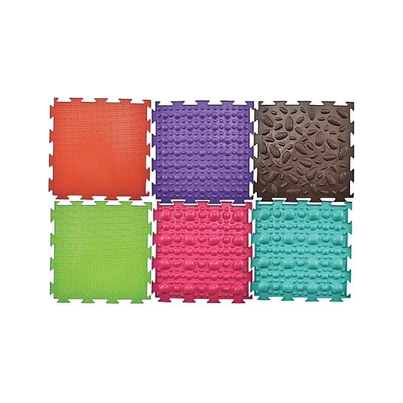Boite de 6 dalles sensorielles 26x26cm n°1
