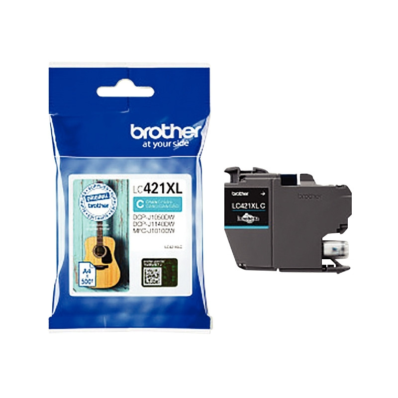 Brother GUITARE cartouche jet d'encre cyan haute capacité authentique